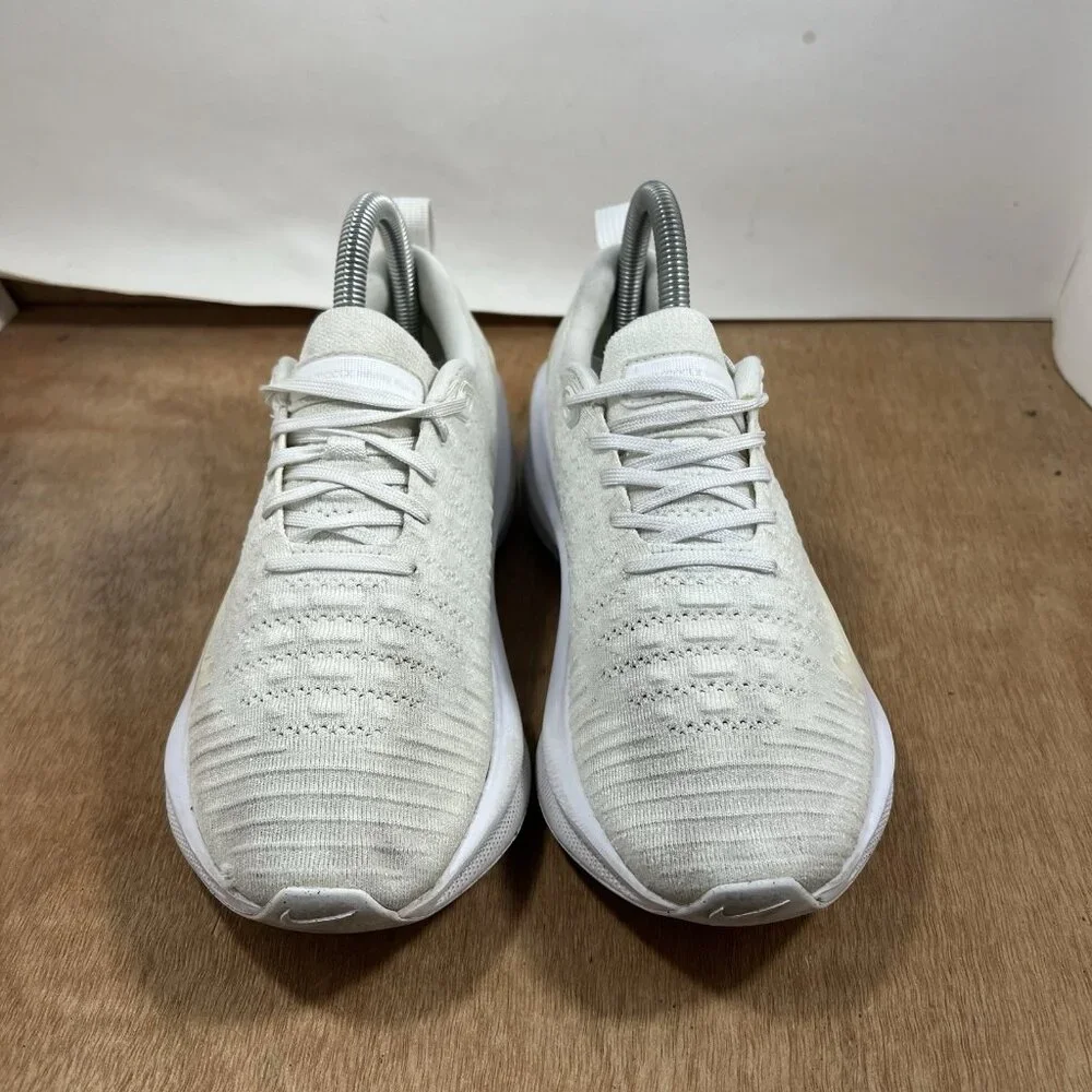 Nike ReactX Infinity Run 4 Triple White Women Size 7.5 Running Shoes